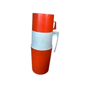 Thermos Red and White Vintage Water Bottle One Size